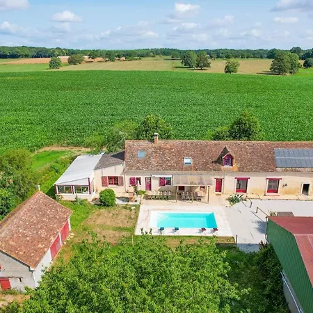 Crazy Noé Michel 72 - Heated Pool - Basket - 2h Paris - 30p Villa