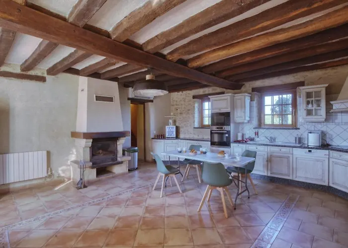 Crazy Noé Michel 72 - Heated Pool - Basket - 2h Paris - 30p Villa Vallon-sur-Gee