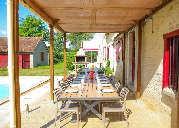 Crazy Noé Michel 72 - Heated Pool - Basket - 2h Paris - 30p Villa *